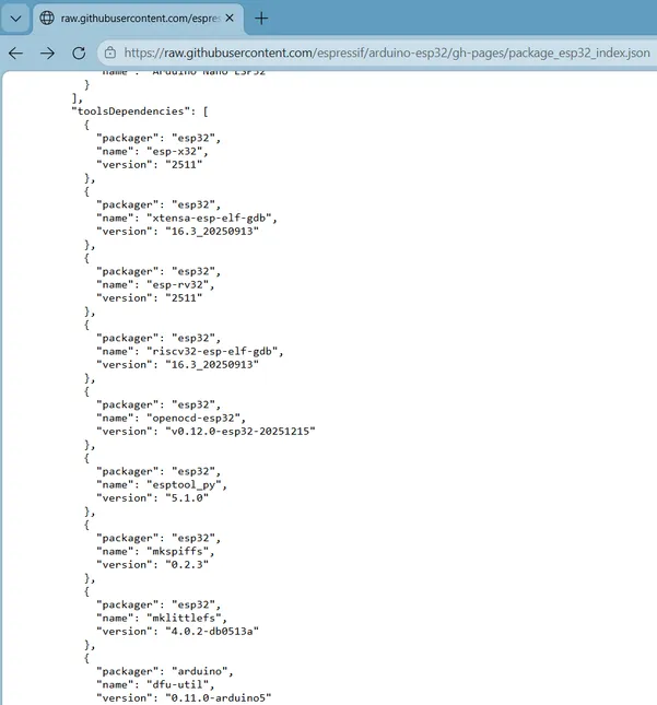 Tautan .json